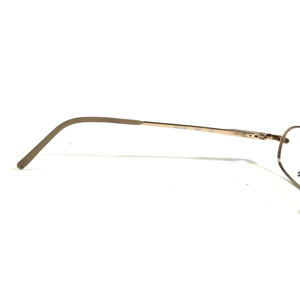 Chloe Eyeglasses Frames CL1108 C03 Shiny Gold Rectangular Full Rim 51-18-135
